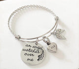 Urn bracelet - Hand stamped bracelet - Loss - Babybyrds