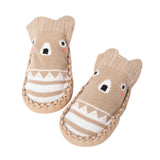 Baby socks Cotton Cartoon Newborn Baby Girls Boys Anti-Slip Socks Slipper Bell Shoes Boots Shoes and socks - Babybyrds