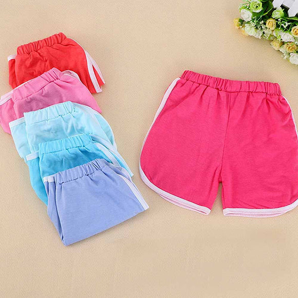 Kids girls shorts Summer Children Boys Girls Shorts Cotton Clothes Baby Shorts Children's summer shorts drop shipping - Babybyrds