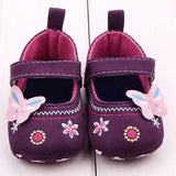 Baby Shoes Girls First Walker Butterfly Soft Sole Toddler Prewalker Shoes chaussures de bebe fille Walker sapato bebe menina - Babybyrds