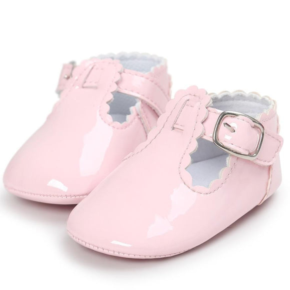 Spring Baby Shoes PU Leather Newborn Boys Girls Shoes First Walkers Baby Moccasins - Babybyrds