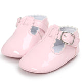 Spring Baby Shoes PU Leather Newborn Boys Girls Shoes First Walkers Baby Moccasins - Babybyrds