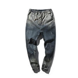 FAVOCENT 2018 Men's Fashion Denim Harem Pants Feet Pants Big Yards England Tide Of Japanese Male Pants M-5xl Free Shipping - Babybyrds