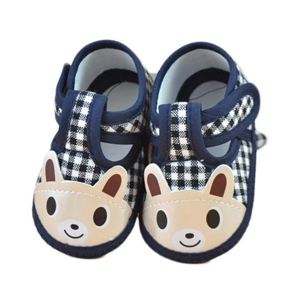 Newborn Girl Boy Soft Sole Crib  Shoes Canvas Sneaker - Babybyrds
