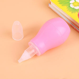 Safe Useful Infant Kids Plastic Solid Duct Runny Device Soft Tip Suction Nose Cleaner Vacuum Suction Aspirator Baby Products - Babybyrds