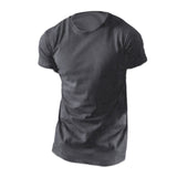 4 Colors Mens Summer Fashion Slim T Shirt Casual Cotton Short Sleeve Crew Neck Longline T-shirt Mens Summer TShirt Tops - Babybyrds