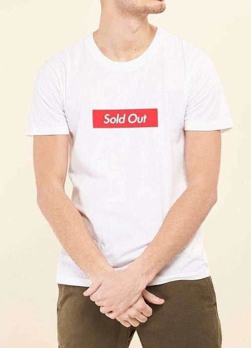 Sold Out Half Sleeves Printed T-shirt - Babybyrds