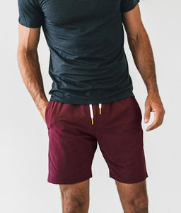 Crimson Plain Shorts - Babybyrds