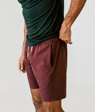 Crimson Plain Shorts - Babybyrds